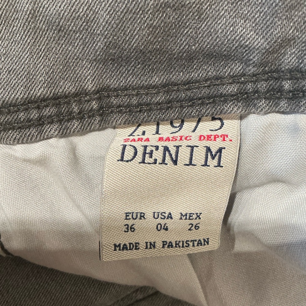 Zara Basic Denim grey skinny jeans - Picture 10 of 13